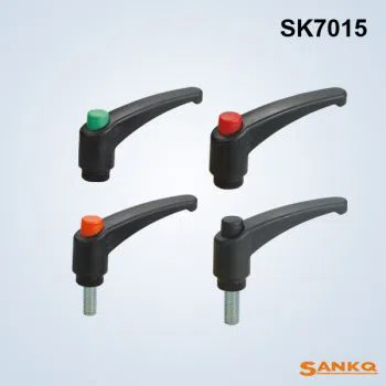 Wholesale Black Zinc Alloy Adjustable Handle for Mask Machinery